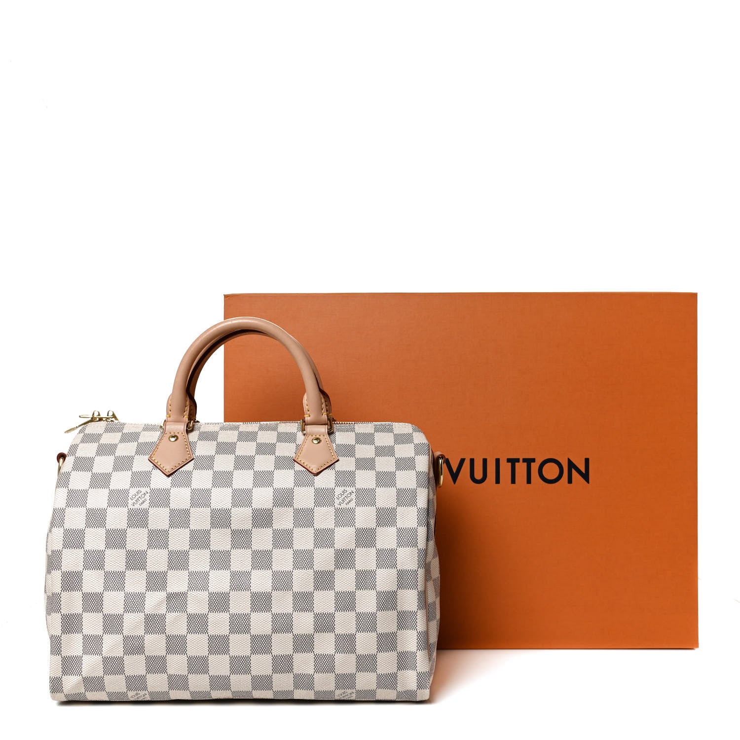 Louis Vuitton Damier Azur Speedy Bandouliere 30 12 of 12