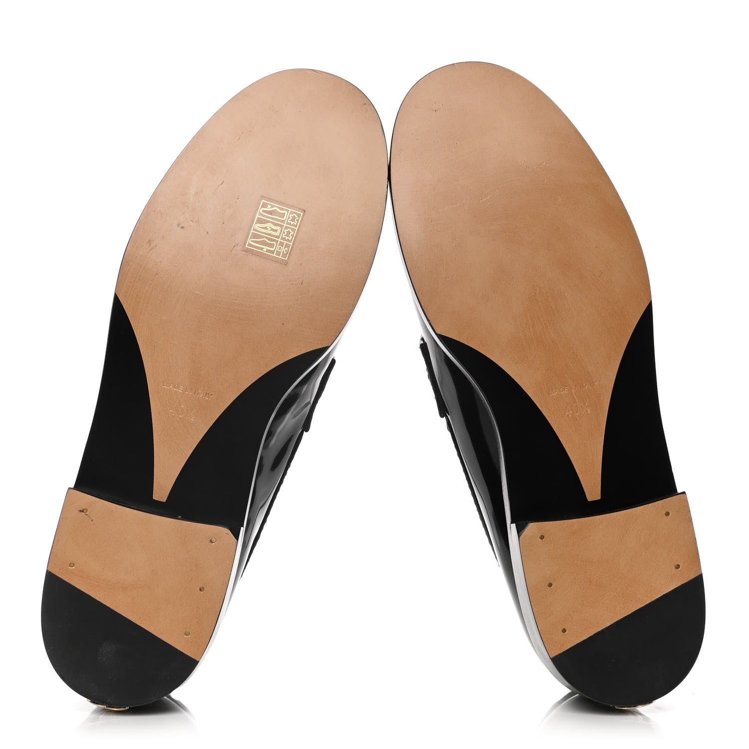 Chanel Shiny Calfskin Logo Loafers 40.5 Black 7 of 16