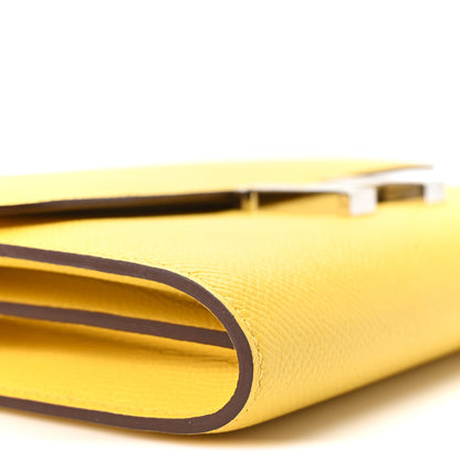 Hermes Epsom Constance Long Wallet To Go Jaune de Naples 9 of 10