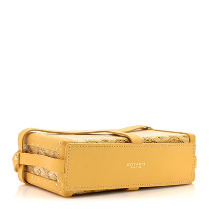 Goyard Goyardine Precious Metals Minaudiere Trunk Bag Gold 4 of 14
