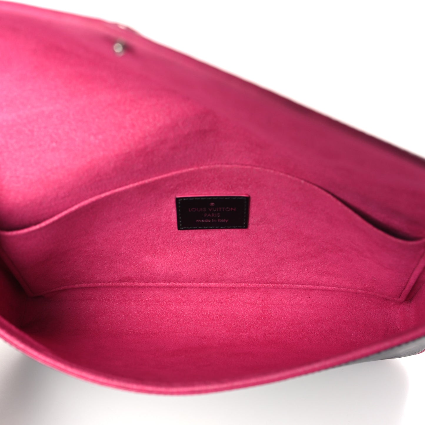 Epi Pochette Felicie Black Hot Pink