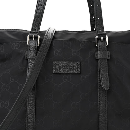Gucci Nylon Monogram Tote Black 8 of 11