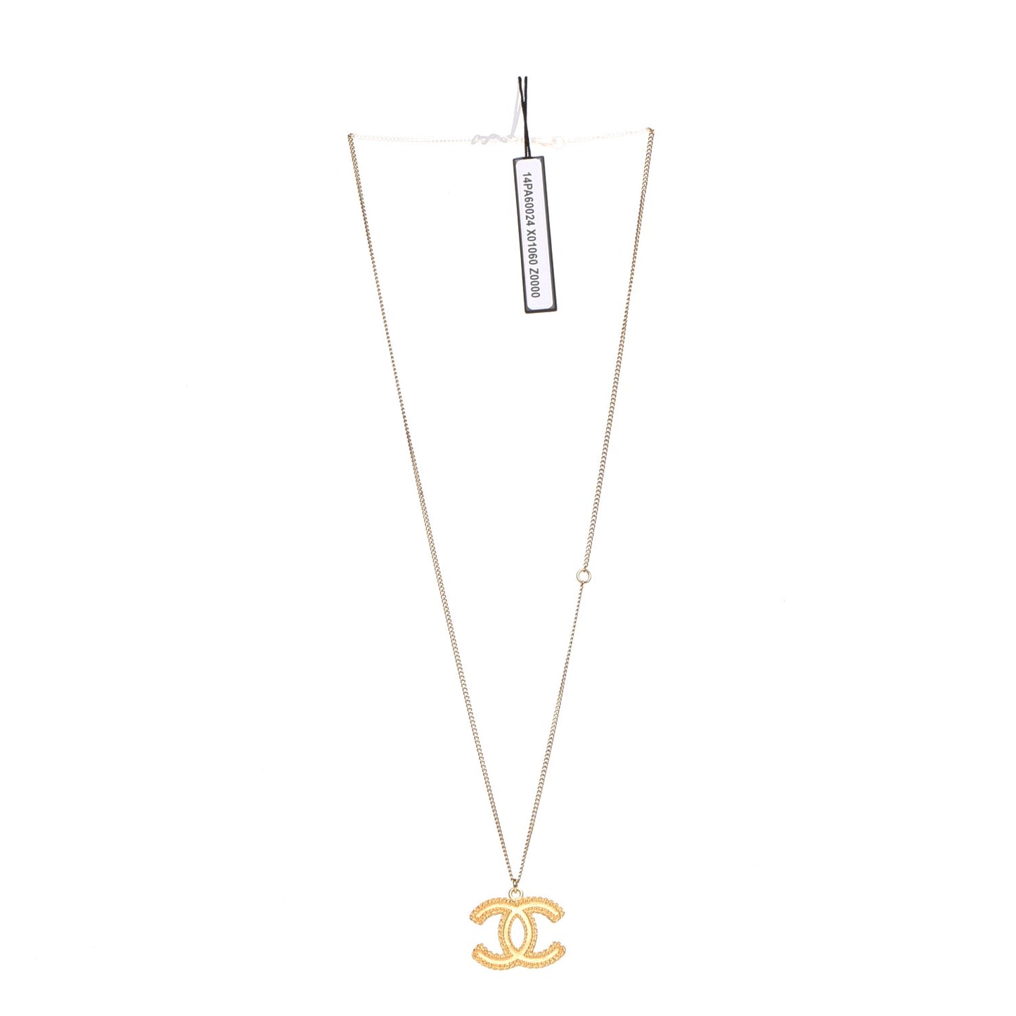 CC Pendant Necklace Gold
