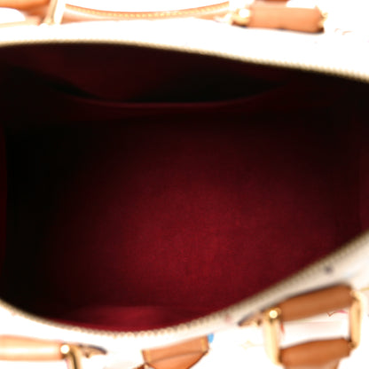 Louis Vuitton Monogram Multicolor Speedy 30 White 5 of 9