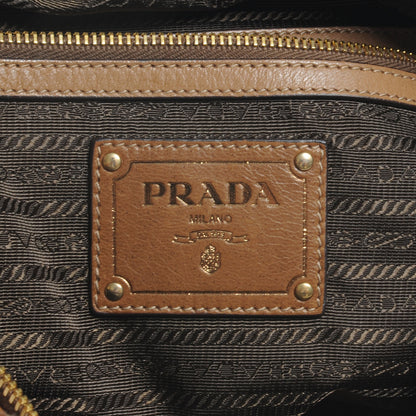 Prada Cervo Shine Hobo Nocciolo 7 of 8