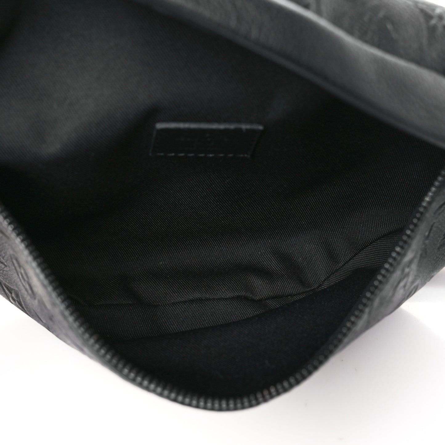 Calfskin Monogram Shadow Discovery Bumbag PM Black