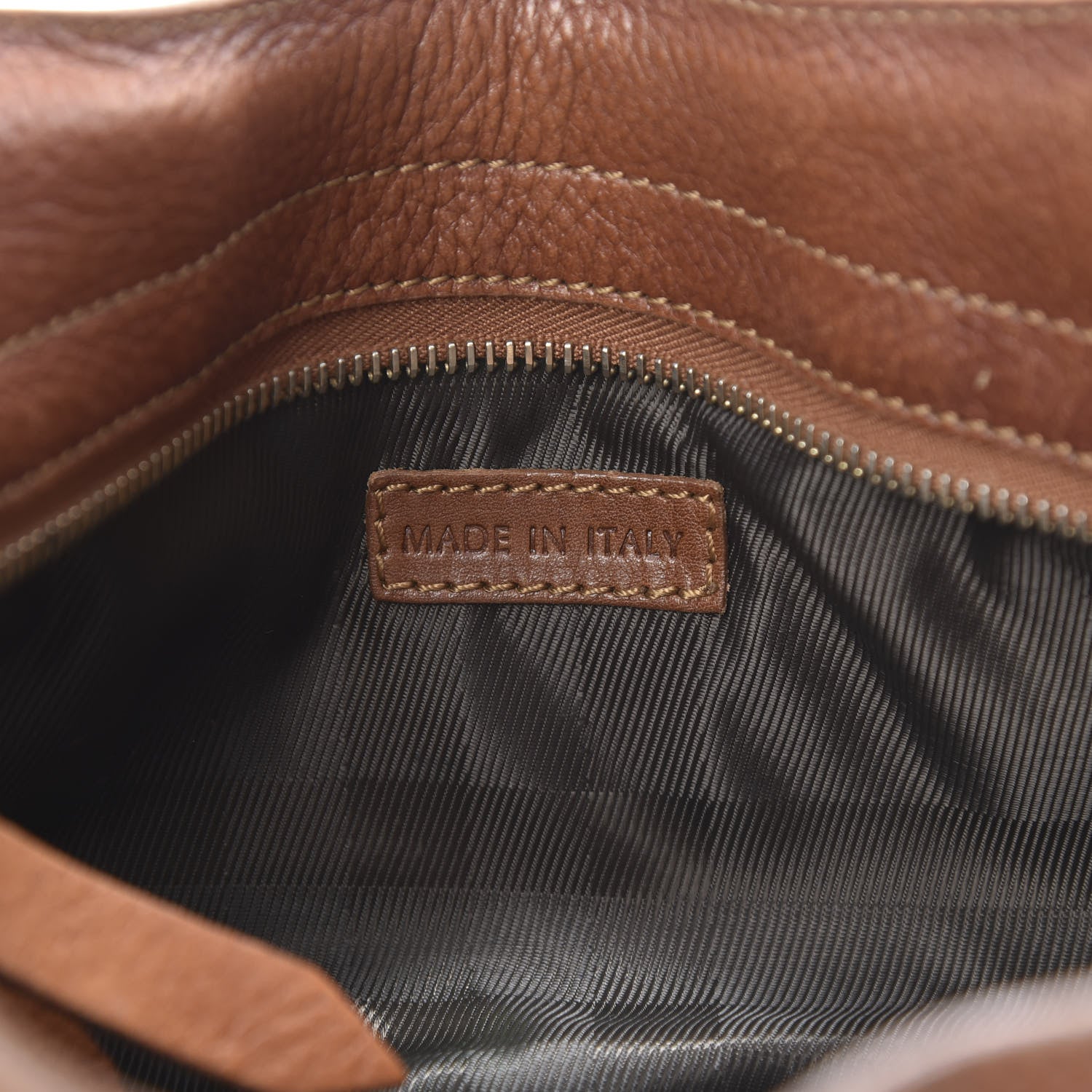 Burberry House Check Buckle Bag Dark Tan 7 of 16