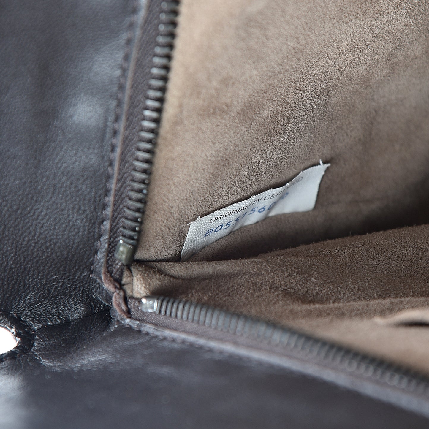 Nappa Intrecciato Large Top Handle Tote Ebano