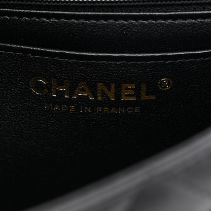 Chanel Lambskin Quilted Mini Rectangular Flap Black 6 of 11