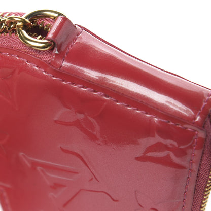 Louis Vuitton Vernis Heart Coin Purse Frambooise 7 of 8