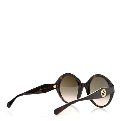 Gucci Acetate Round Frame Sunglasses GG0797S Tortoise 4 of 7