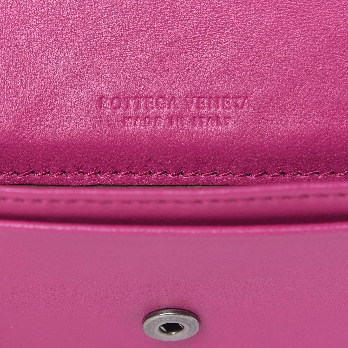 Nappa Intrecciato Card Holder Ametista