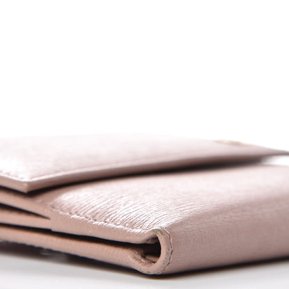 Gucci Calfskin Interlocking G French Flap Wallet Antique Rose 6 of 11