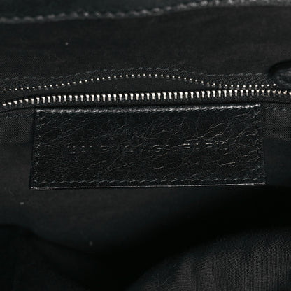 Balenciaga Agneau Giant 21 Silver Hardware Weekender Black 6 of 11