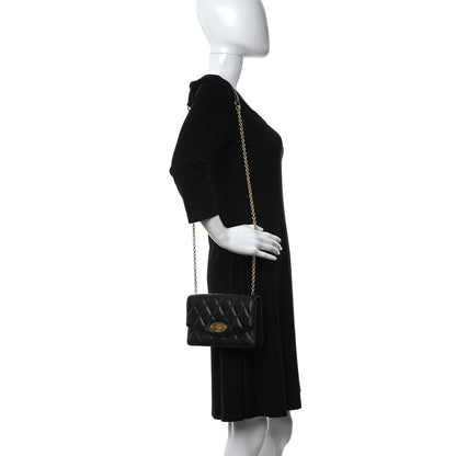 Mulberry Small Quilted Calfskin Small Darley Black 2 of 8