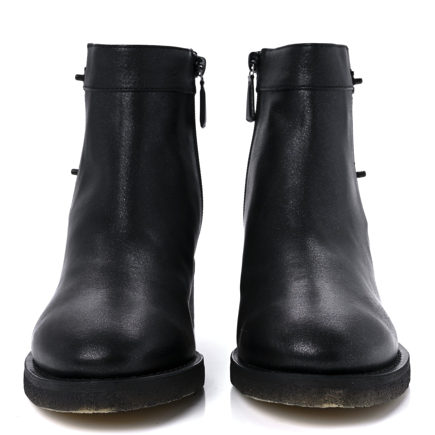 Chanel Iridescent Calfskin CC Turnlock Ankle Boots 40.5 Black 2 of 9