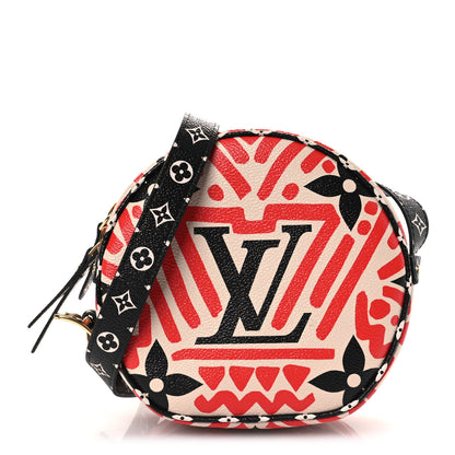 Louis Vuitton Monogram Giant Crafty Boite Chapeau Souple PM Creme Rouge Black 1 of 10