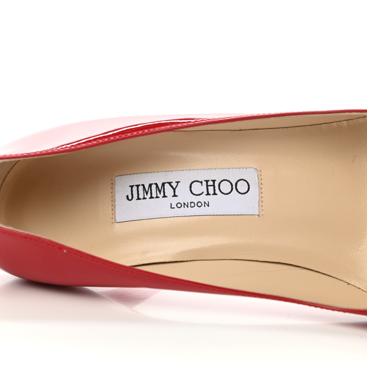 Jimmy Choo Patent Pumps 37 Red 7 of 7