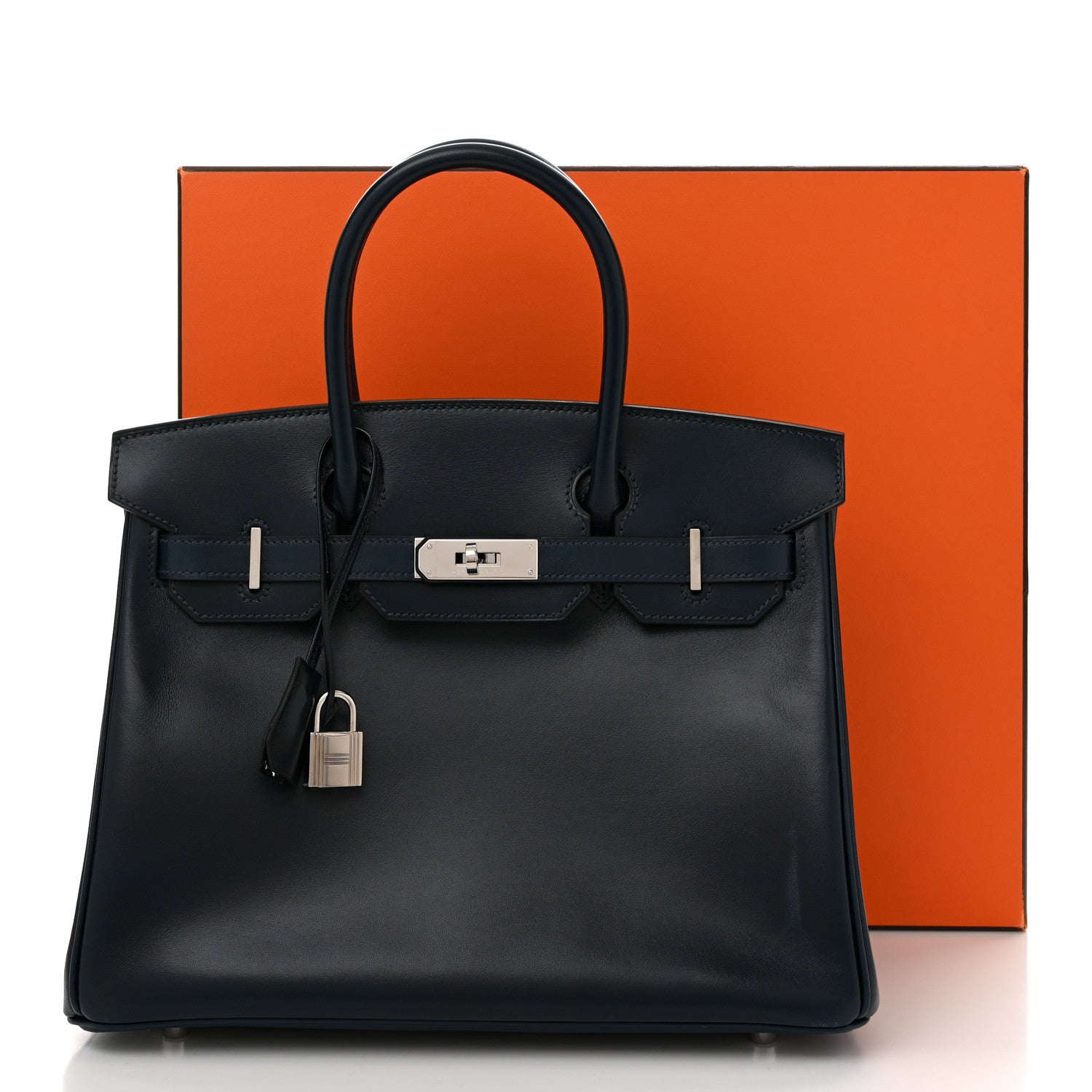 Hermes Box Birkin 30 Bleu De Prusse 11 of 11