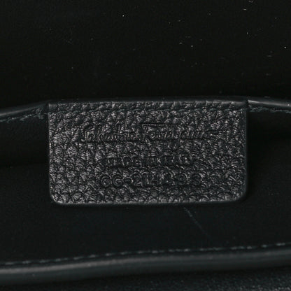 Salvatore Ferragamo Calfskin Small Margot Top Handle Satchel Black 6 of 10