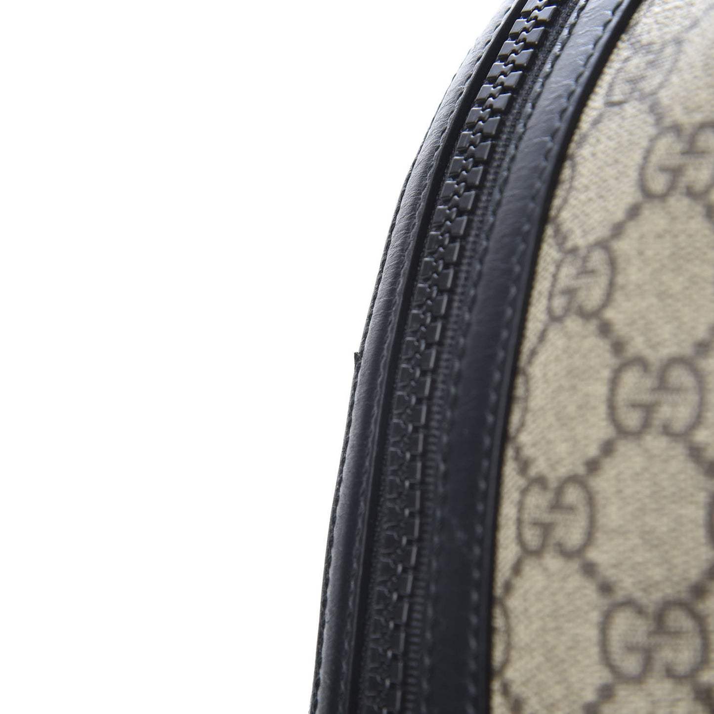 GG Supreme Monogram Medium Backpack Black