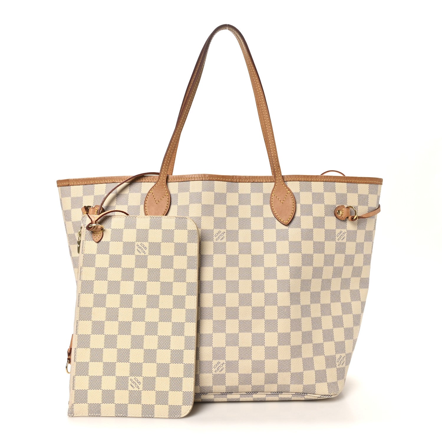 Louis Vuitton Damier Azur Neo Neverfull MM 2 of 10