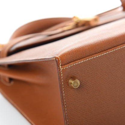 Hermes Courchevel Kelly Sellier 32 Gold 9 of 19
