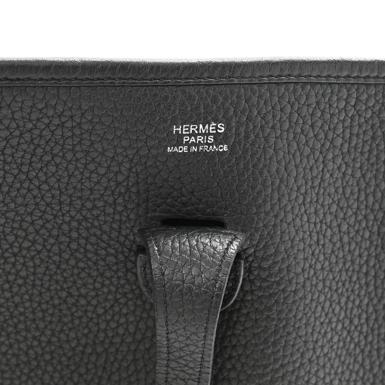 Hermes Taurillon Clemence Evelyne III PM Black 6 of 10