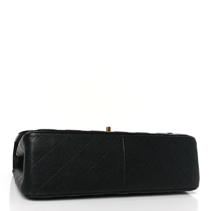 Chanel Caviar Quilted Jumbo Double Flap Black 4 of 12