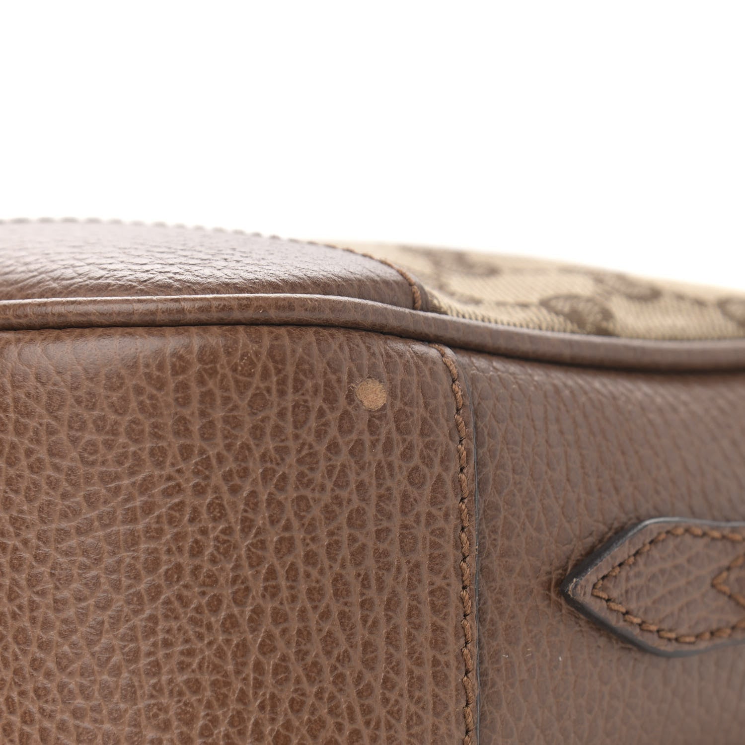 Gucci Monogram Mini Bree Messenger Bag Beige Tabacco 11 of 19