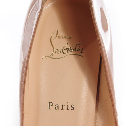 Christian Louboutin Patent Pigalle Plato 120 Pumps 39 Nude 7 of 7
