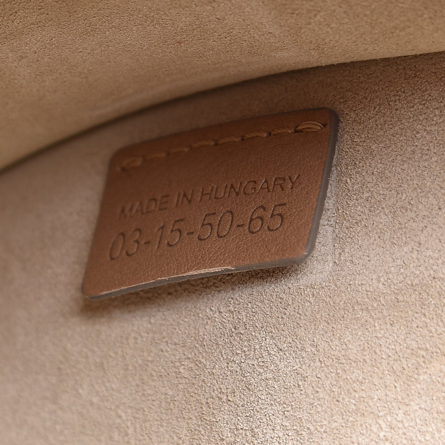 Calfskin Georgia Crossbody Bag Chestnut Cream