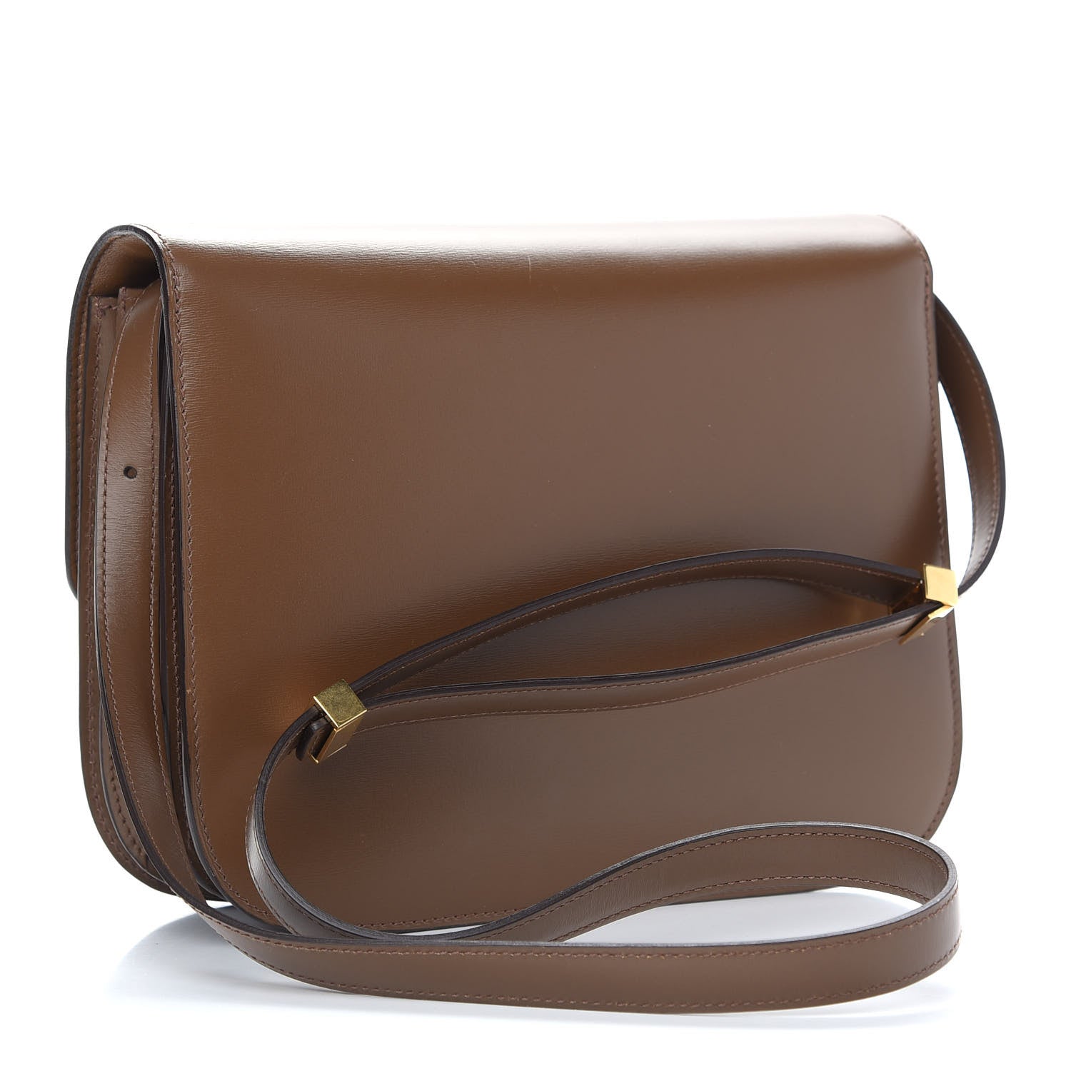 Celine Box Calfskin Medium Classic Box Flap Bag Camel 3 of 11