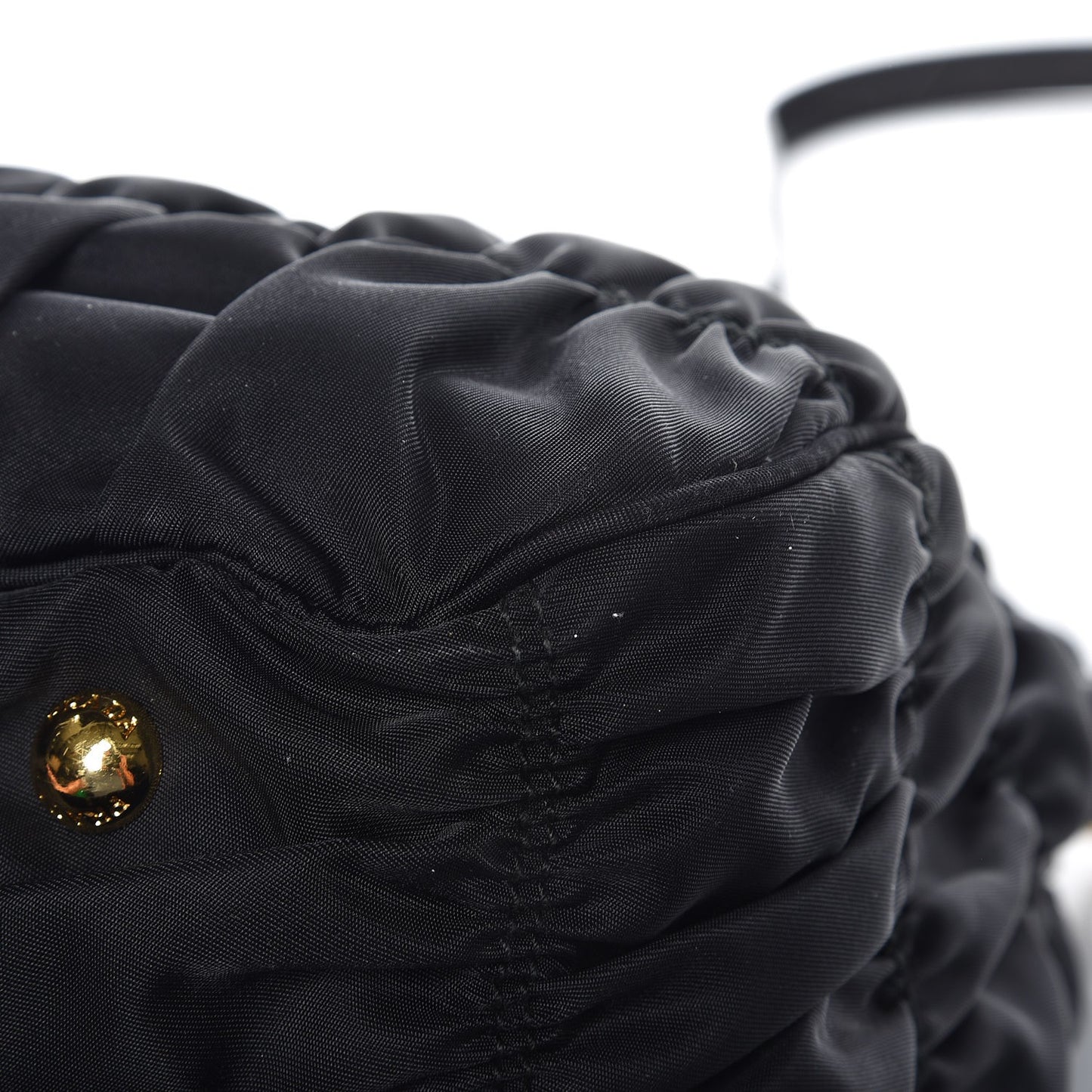 Tessuto Nylon Gaufre Tote Black