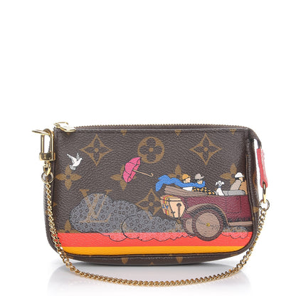 Louis Vuitton Monogram 2015 Christmas Animation Mini Pochette Accessories 1 of 8