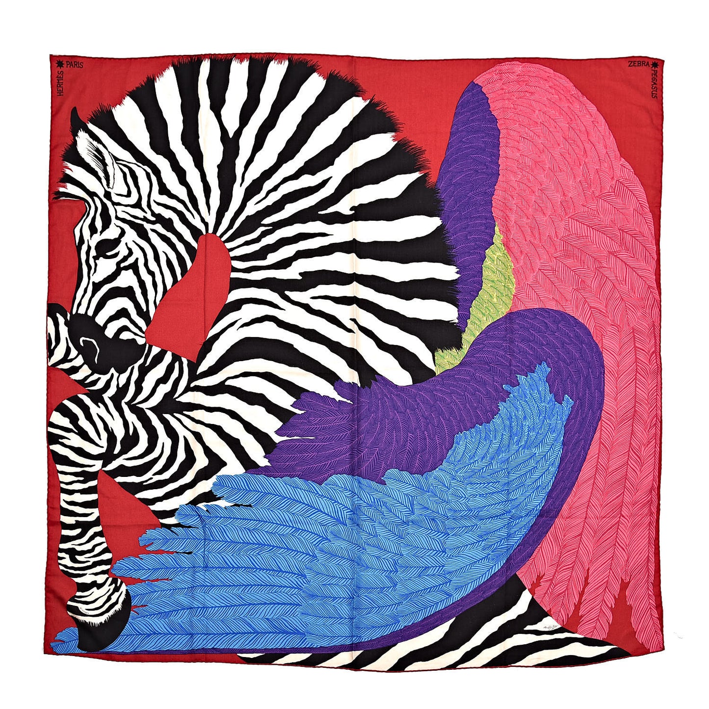 Cashmere Silk Zebra Pegasus Shawl 140