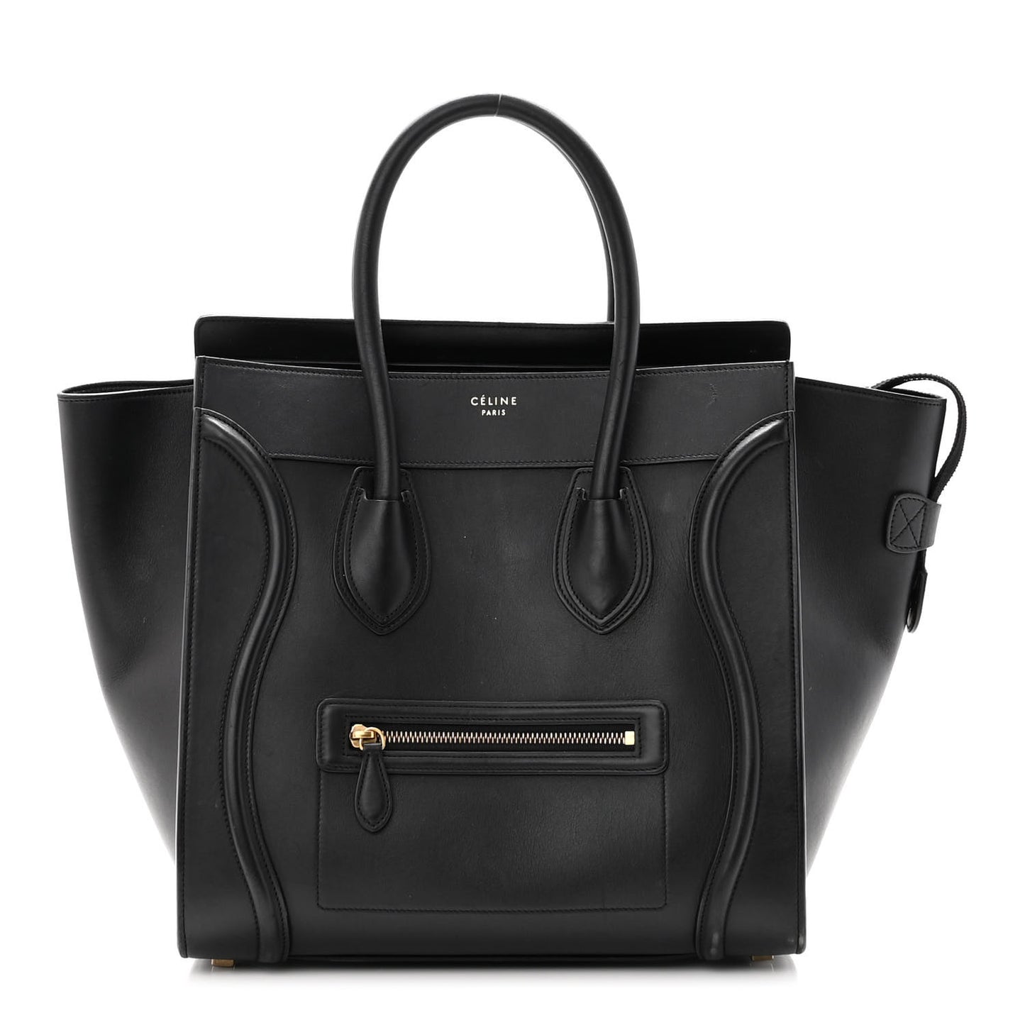 Smooth Calfskin Mini Luggage Black