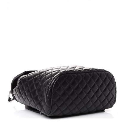 Chanel Lambskin Quilted Large Urban Spirit Backpack Black 3 of 5