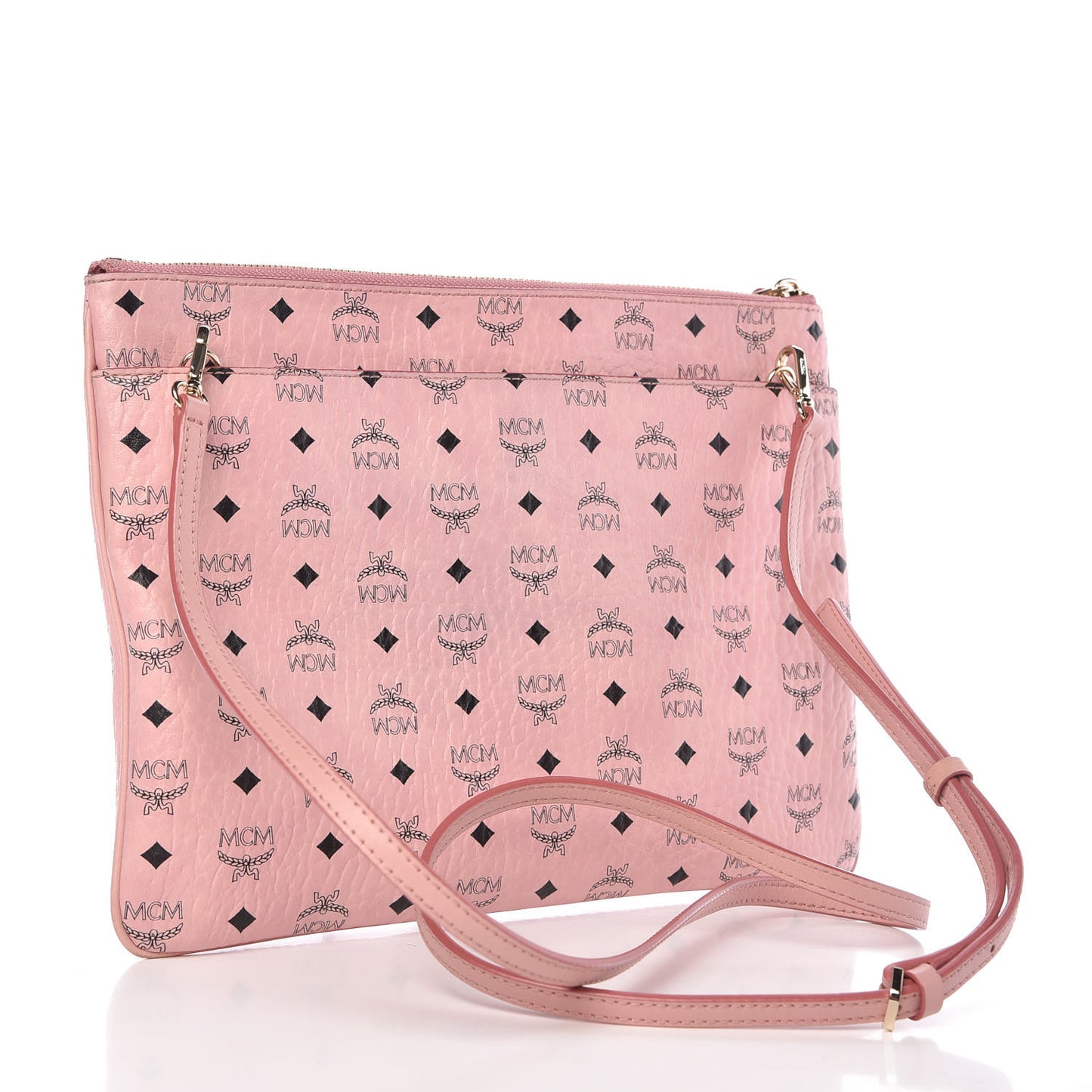 Visetos Medium Crossbody Pouch Light Pink