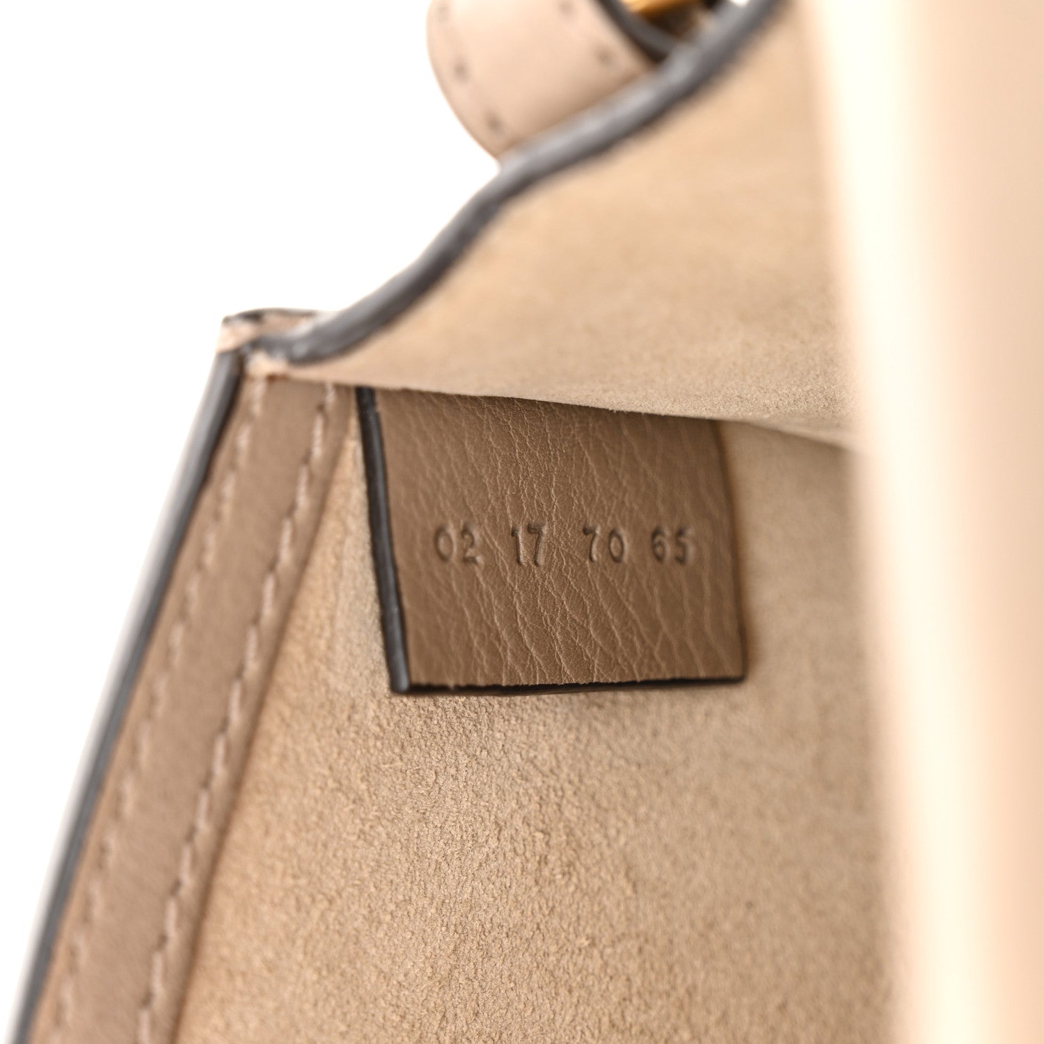 Chloe Calfskin Suede Small Nile Bracelet Bag Motty Grey 7 of 14