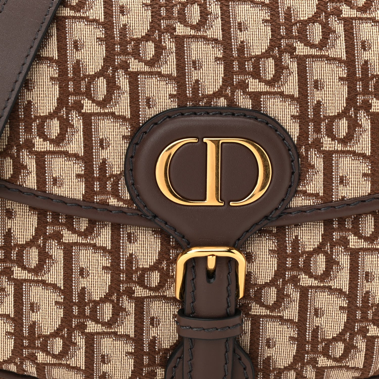 Christian Dior Oblique Medium Bobby Flap Brown 7 of 9