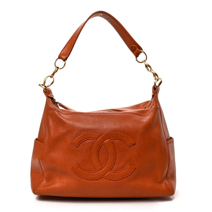 Chanel Caviar CC Timeless Shopping Tote Orange 1 of 8