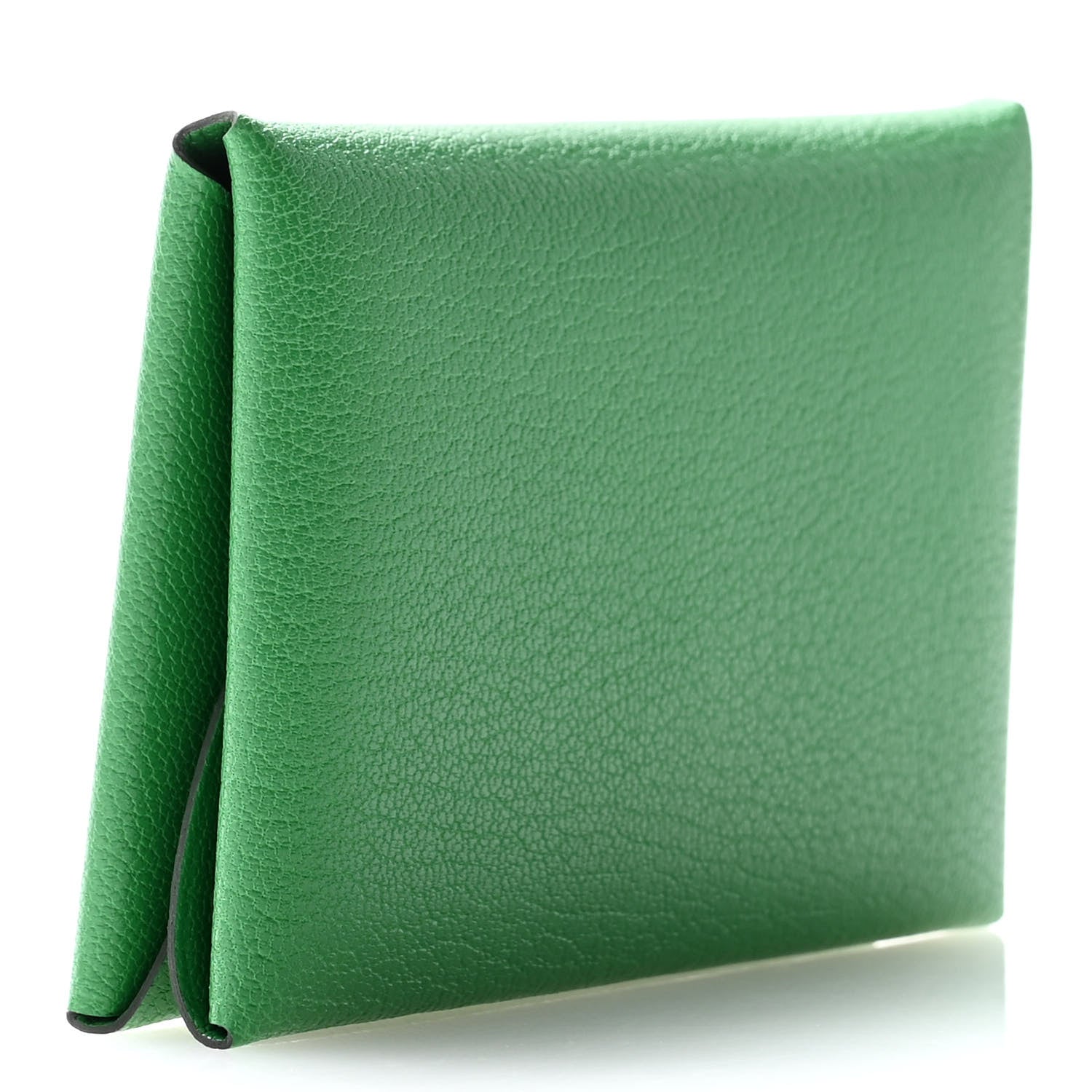 Hermes Chevre Mysore Calvi Duo Card Case Cactus 3 of 9