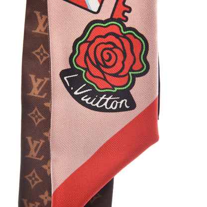 Louis Vuitton Silk Monogram LV Stories BB Bandeau Nude 3 of 5