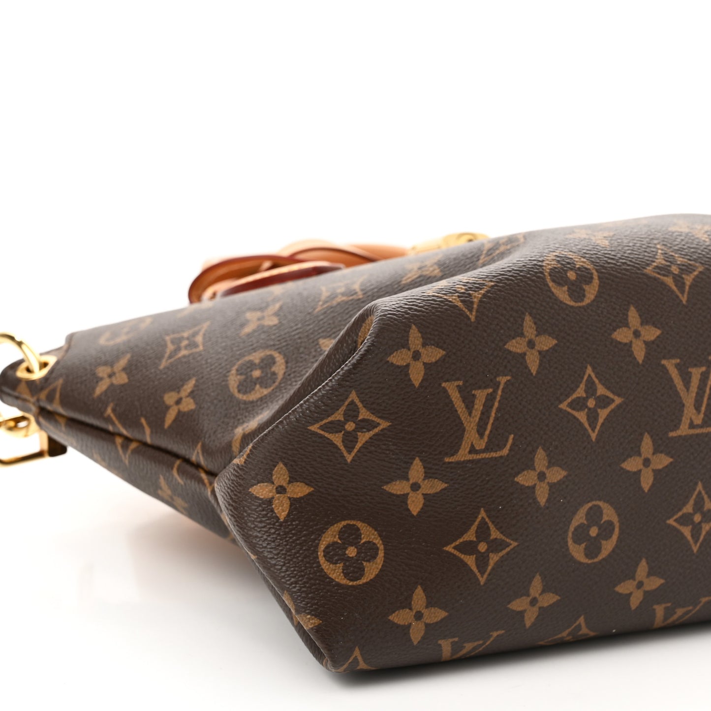 Monogram Flower Zipped Tote PM Beige