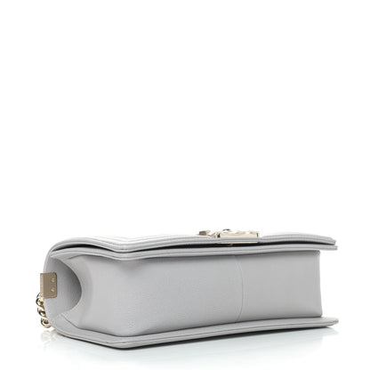 Chanel Caviar Quilted Medium Boy Flap Grey 3 of 4