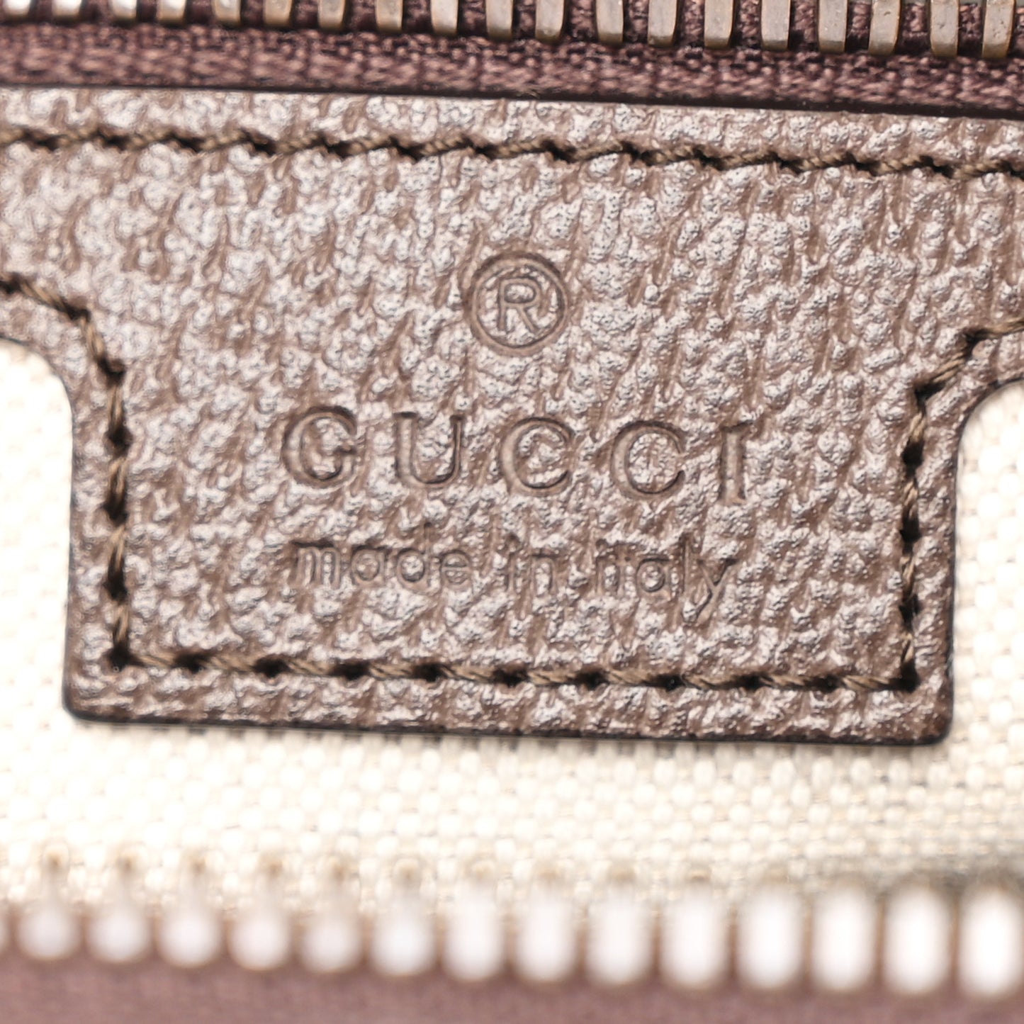 GG Supreme Monogram Textured Dollar Calfskin Web Medium Savoy Duffle Bag Beige Ebony Fluorescent Fuchsia