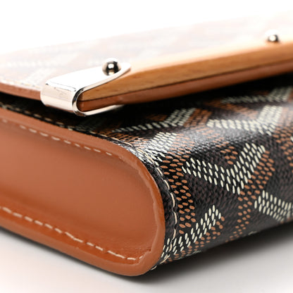 Goyard Goyardine Monte Carlo Bois Clutch With Strap Black 8 of 10