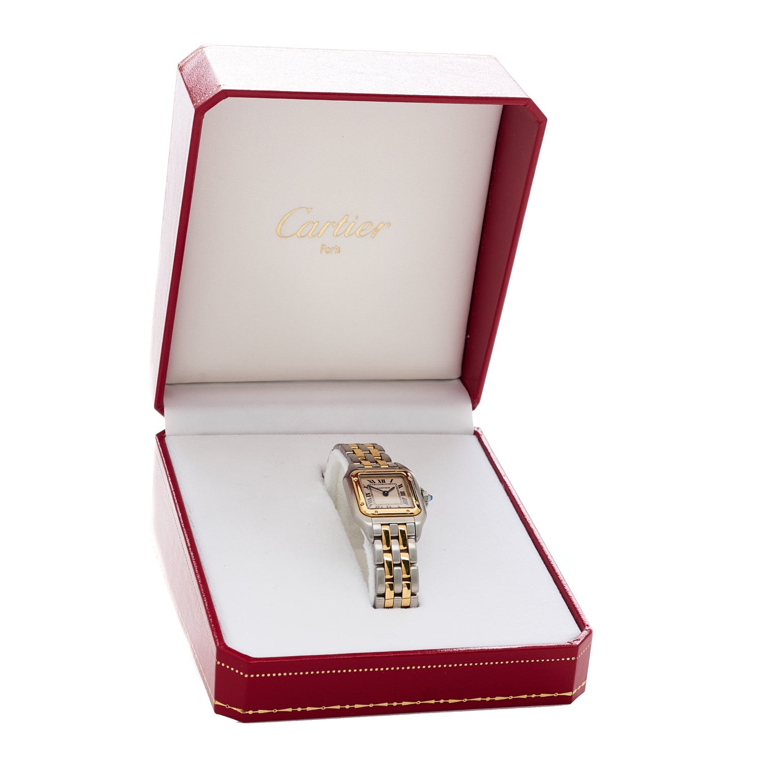 Cartier Stainless Steel 18K Yellow Gold 22mm Panthere Quartz Watch 5 of 5