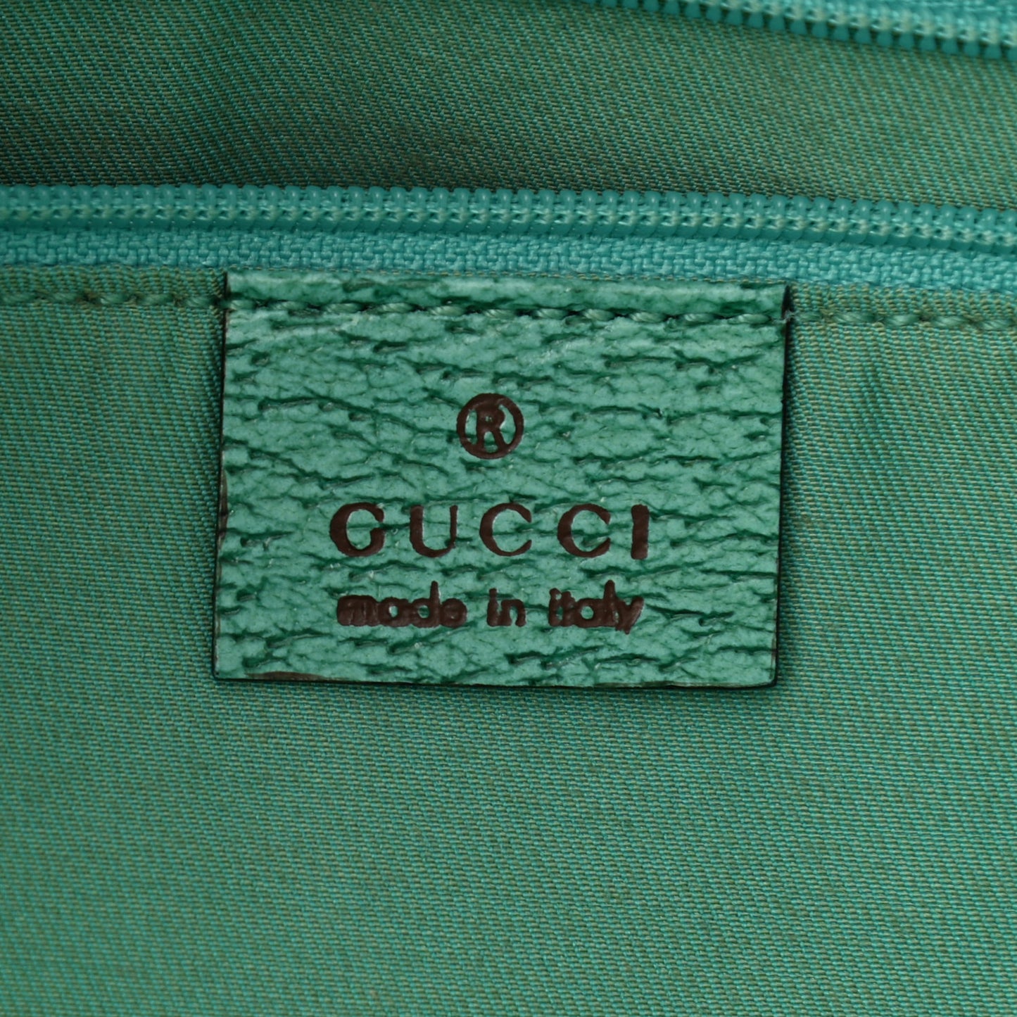 Monogram Shoulder Bag Turquoise